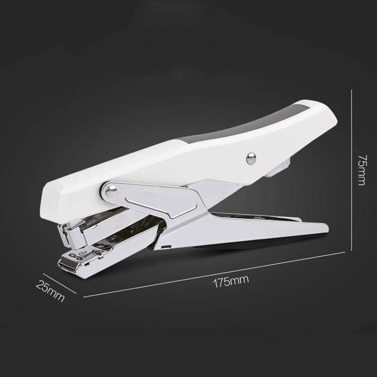 Deli  Labor-saving Stapler NO.12 Handheld Stapler Papers Stapling Machine, Spec: 0329 Black With ...