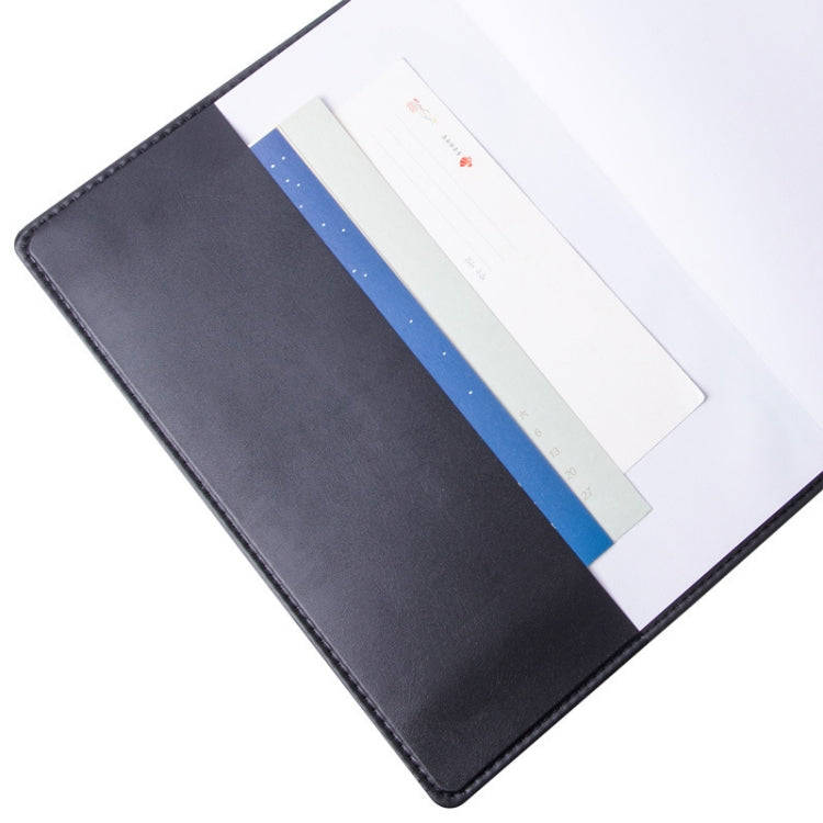 Deli 48K 80 Pages Business Office Notebook Leather Student Stationery Notes