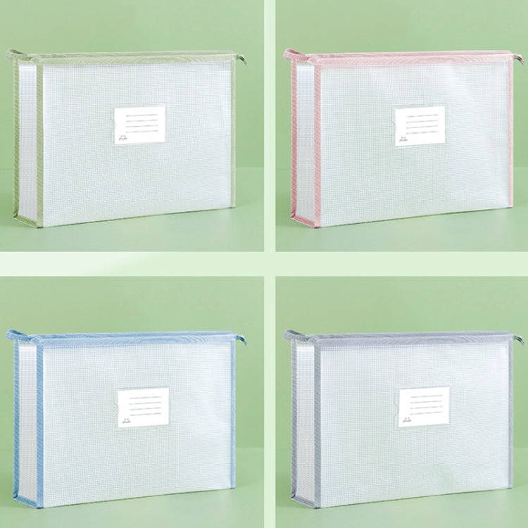 YAOJIE Student Subject Classification Storage Bag EVA 3D Thicken A4 Exam Special File Bags(Pink)