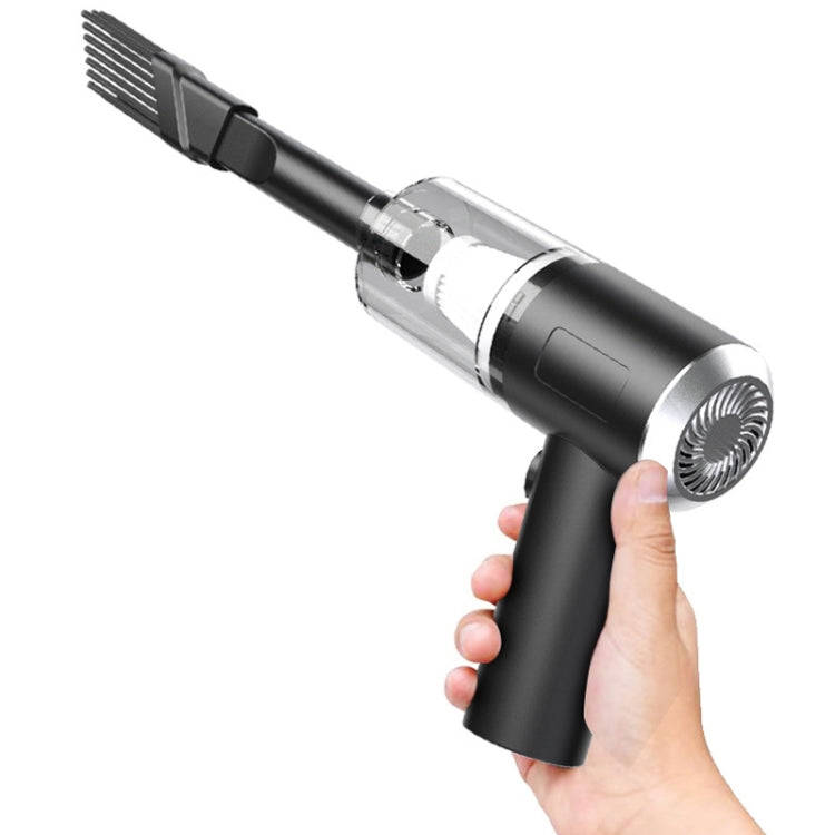 Automotive Household Small Vacuum Cleaner Car USB Charging Powerful Cleaning Tool(Black)