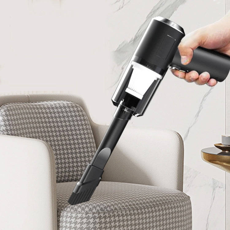 Automotive Household Small Vacuum Cleaner Car USB Charging Powerful Cleaning Tool(Black)