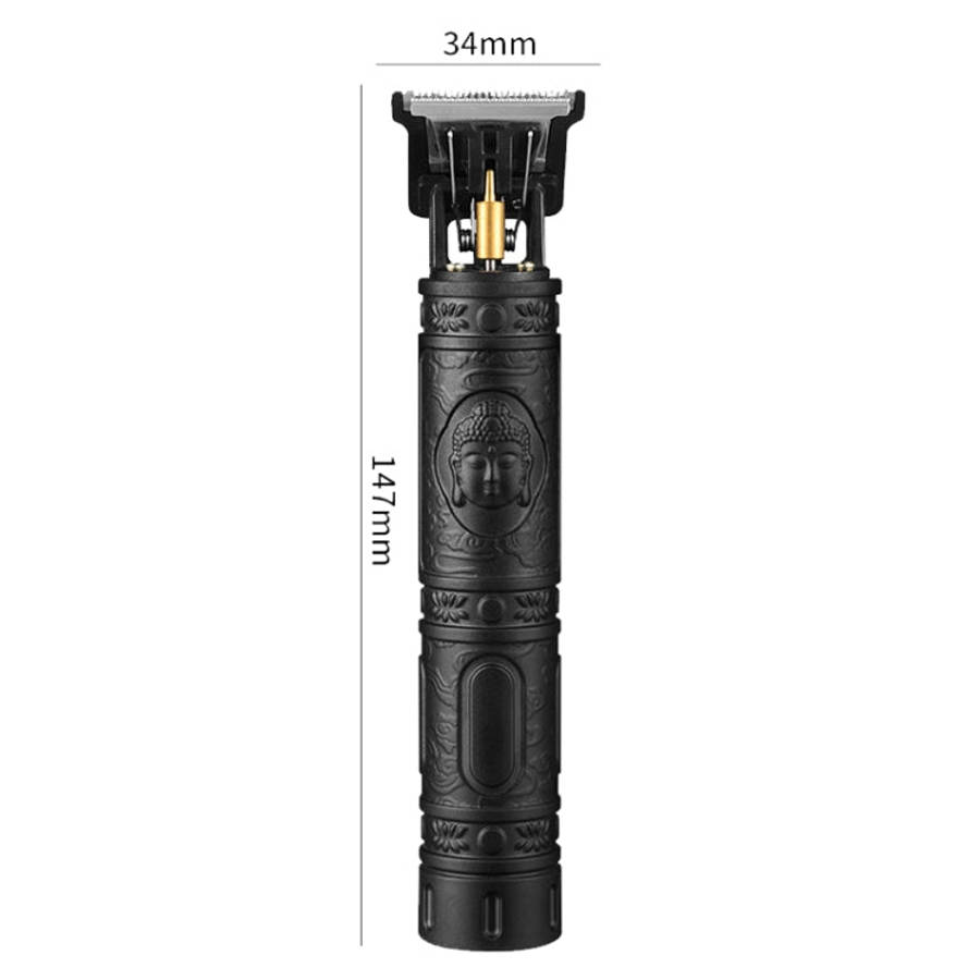Household Haircutting Tools Electrical Haircut Pusher, Style: Buddhas Head(Black)