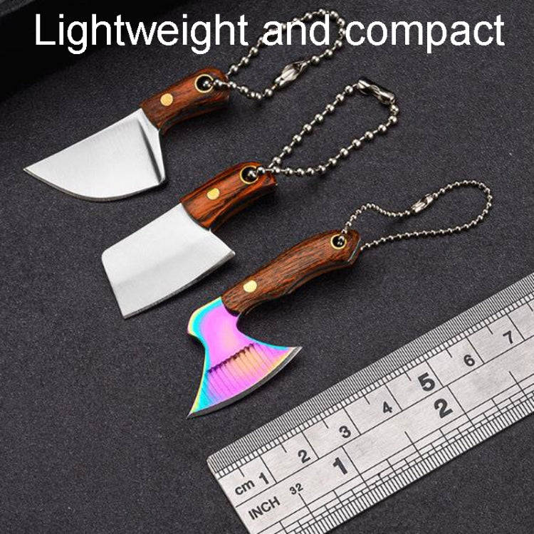 Mini Knife Keychain Portable Removal Express Pendant Accessory With Holster, Model: Black Handle ...