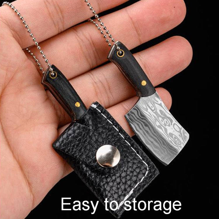 Mini Knife Keychain Portable Removal Express Pendant Accessory With Holster, Model: Axe Laser Pat...