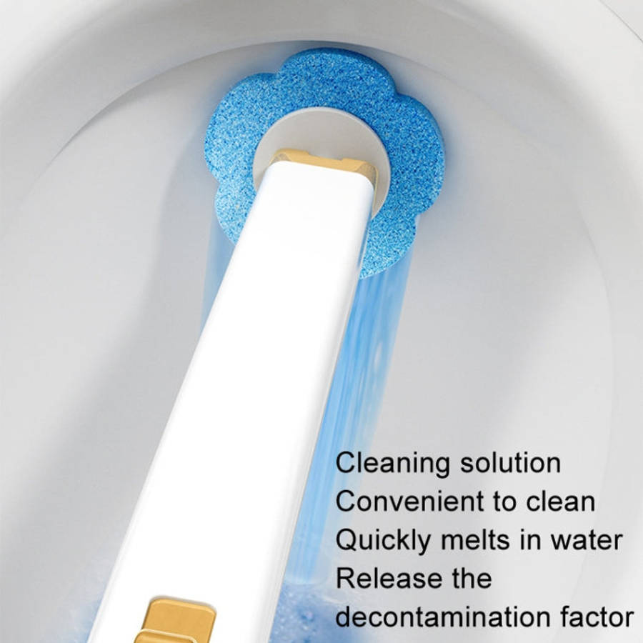 With 6pcs Marine Incense Brush Head Disposable Toilet Brush Set Wall-mounted Throwable Bathroom C...