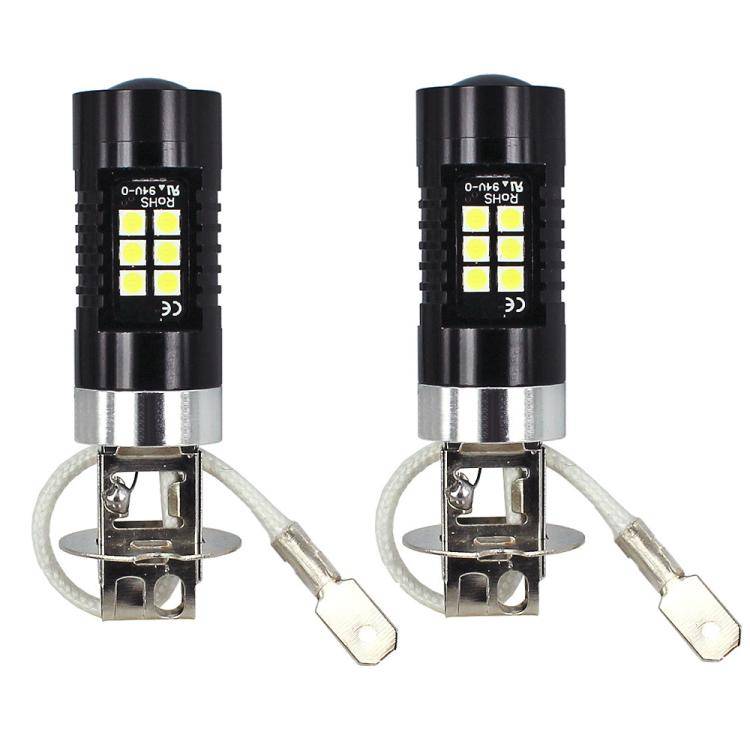 1pair Automotive High-power LED White Light Fog Lamp(H3)