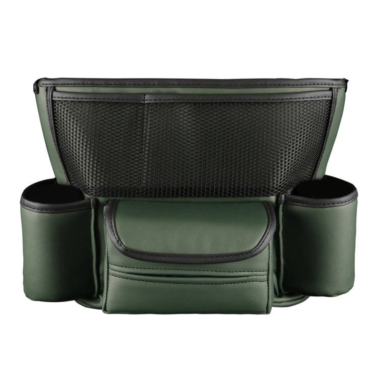 Car Multifunctional Armrest Box Storage Bag Car Interior Supplies(Green)
