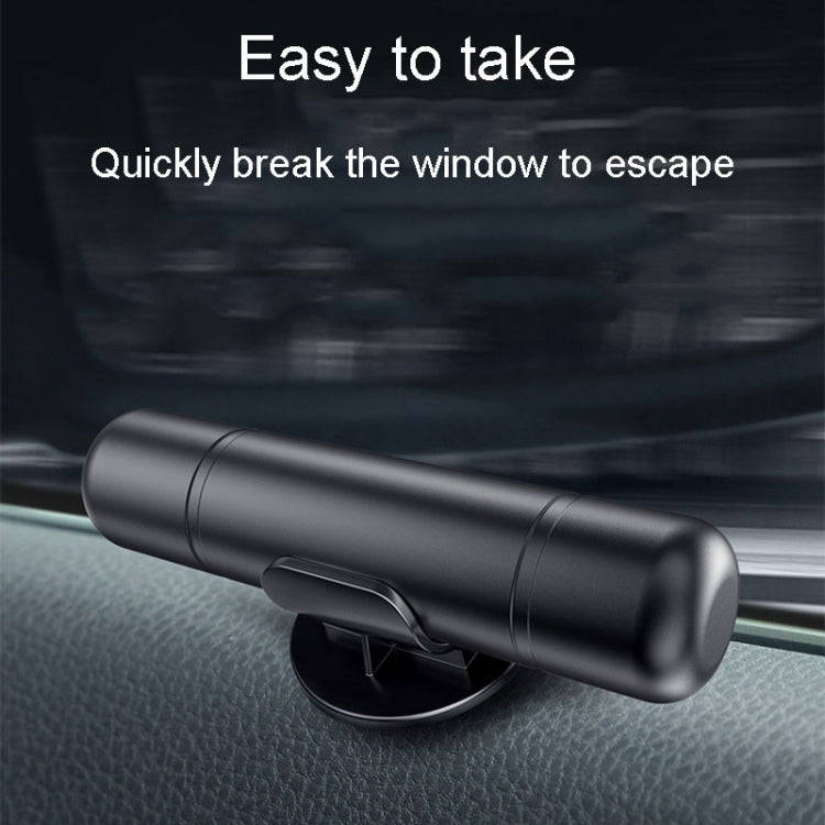 Car Emergency Life-Saving Safety Hammer Multifunctional Fast Window Breaker For Vehicle 2 In 1(Red)