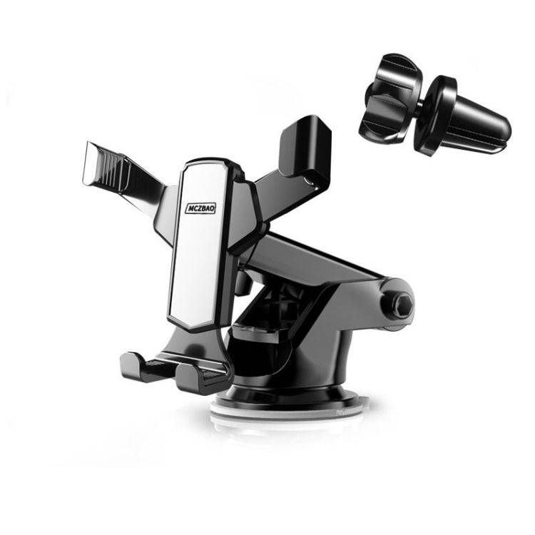 MCZBAO Car Gravity Cell Phone Holder Automotive Multifunctional Mirror Telescopic Navigation Moun...