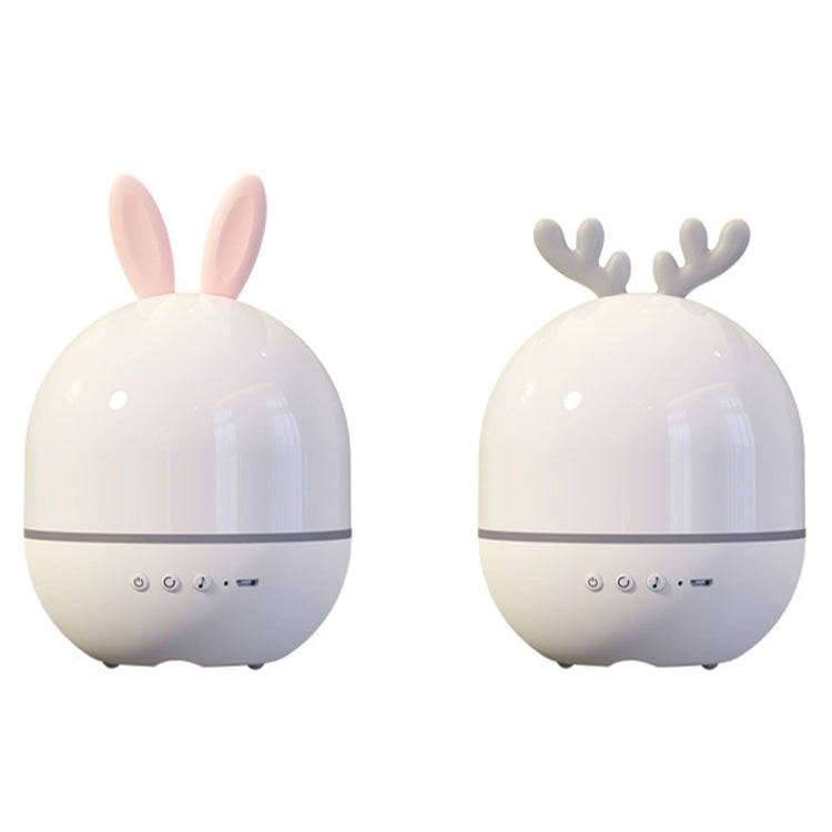 Rotatable Cartoon Atmosphere Projection Lamp Music Night Light, Spec: Plug-in Model(Rabbit)