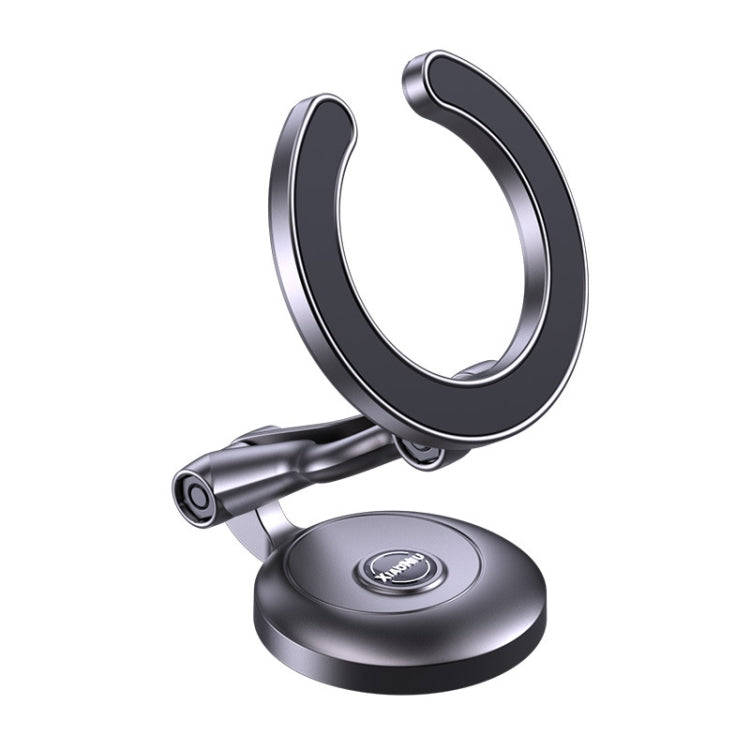 Metal Magsafe Magnetic Mobile Phone Folding Holder(Pearl Black)