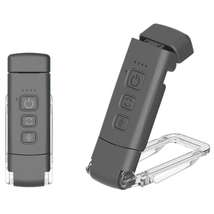 USB Charging Portable Detachable Reading Clip Light Rotatable Eye Protection Mini LED Lamp(Black)