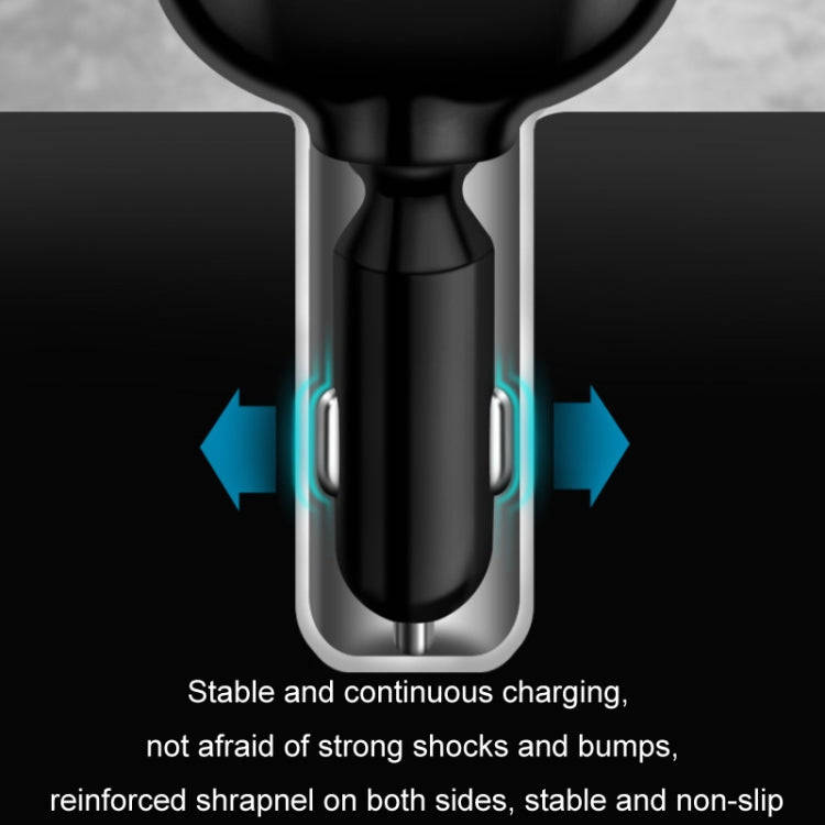 Dual USB Type-C Real-time Digital Display Cigarette Lighter Expansion Car Charger, Model: PD+QC3....