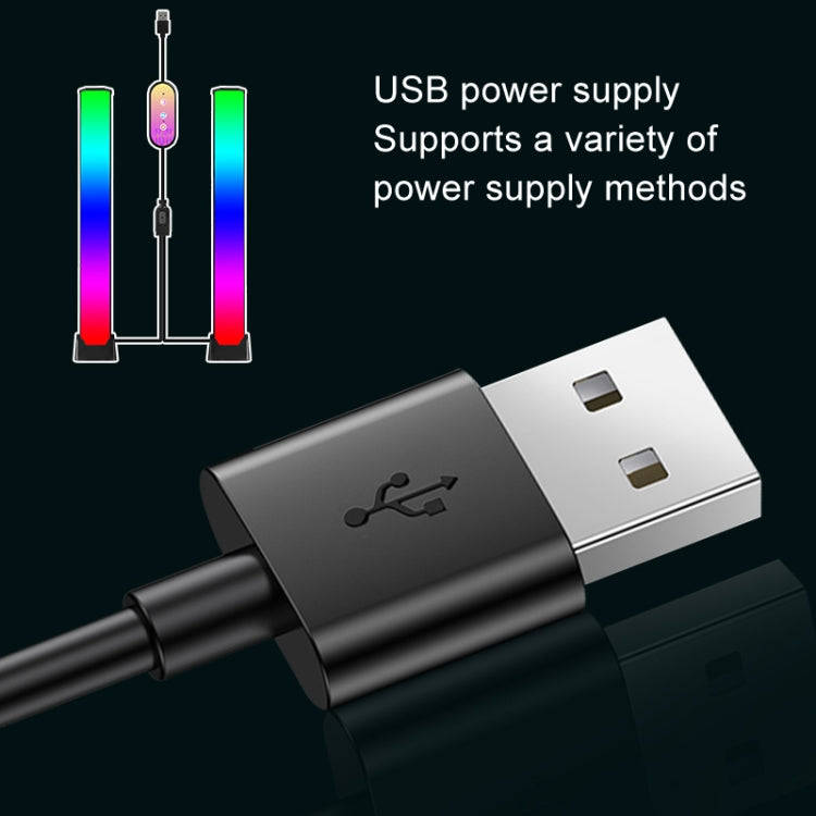SMD Colorful 5050 RGB E-Sports Table Remote Control Small Night Light USB Smart Rhythm Atmosphere...
