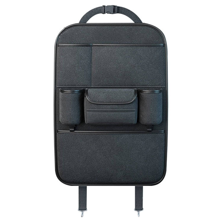 Multifunction Car Seat Back Storage Bag Seat Back Pocket Car Utility Storage Hanging Bag(Black)