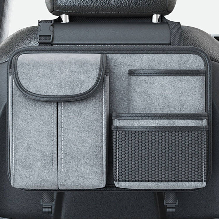 Car Seat Back Organizer Multifunctional Storage Bag Decorative Products(Black)