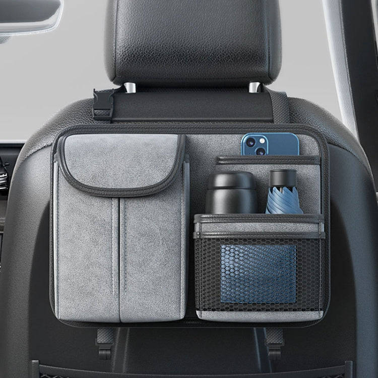 Car Seat Back Organizer Multifunctional Storage Bag Decorative Products(Brown)