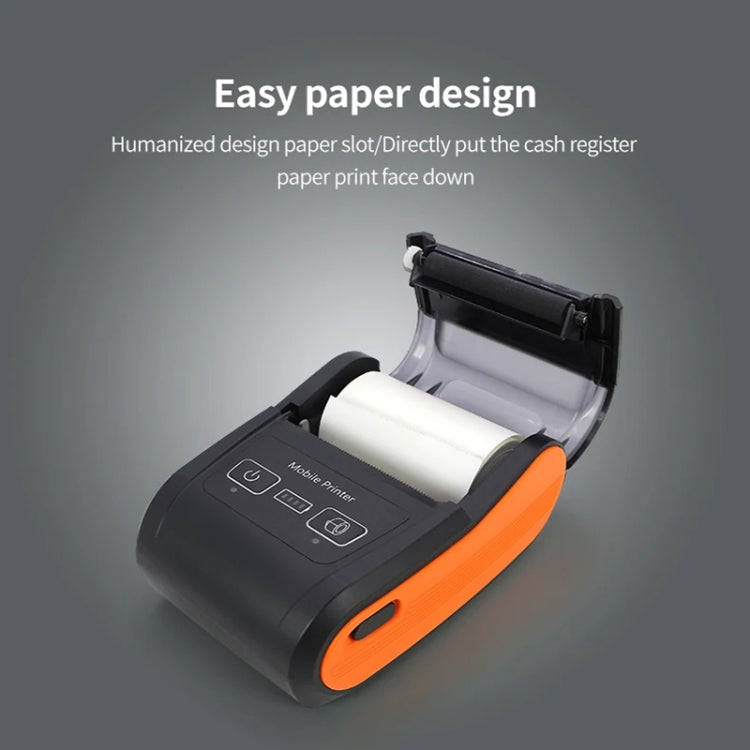 58mm Portable Logistics Takeaway Receipt Bluetooth Thermal Printer(UK Plug)