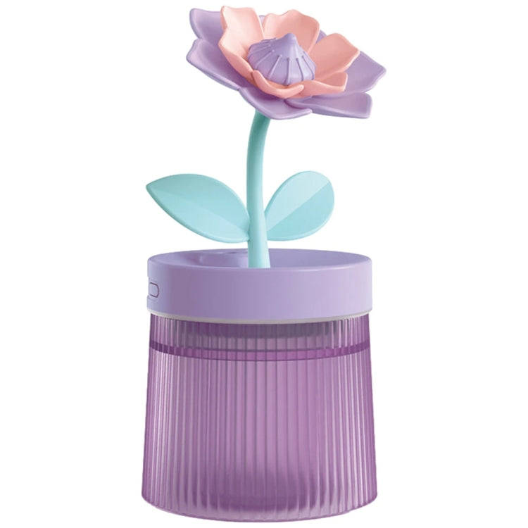 Flower Spray Hhydrating Colorful Atmosphere Light USB Aromatherapy Humidifier, Color: Gardenia Pu...