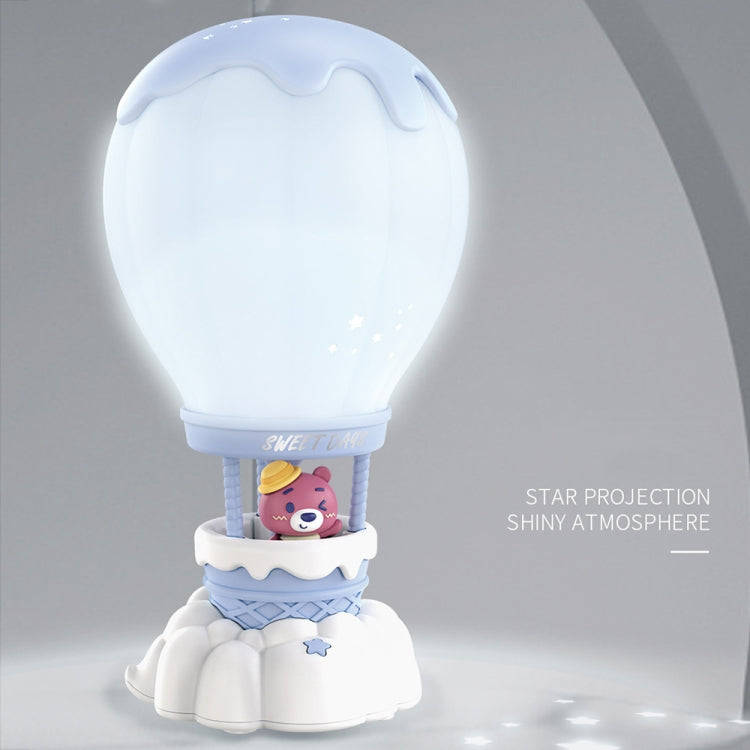 Cartoon Balloon Shape USB Charging Eye Protection LED Night Light Bedroom Reading Table Lamp, Col...