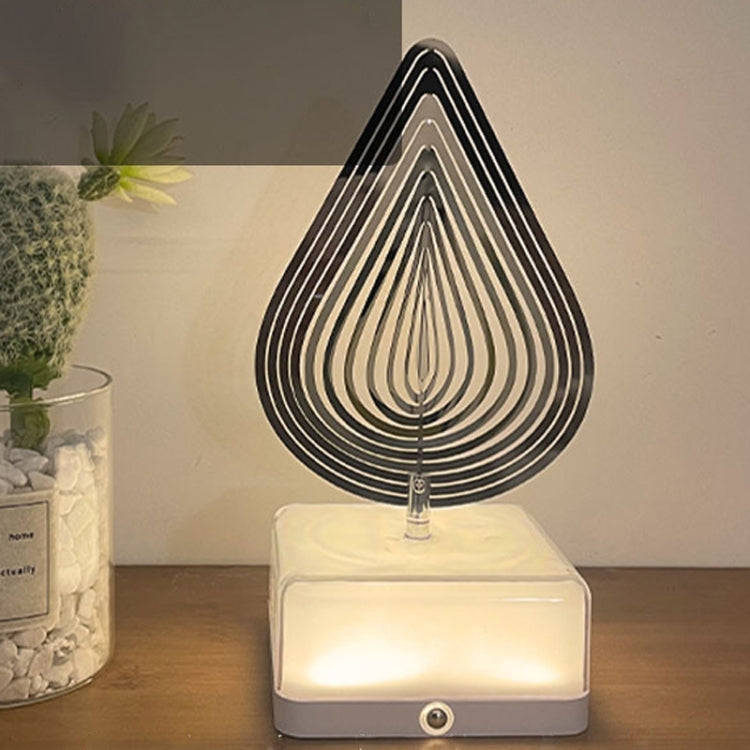 16 Colors 3D Rotating Bedside Lamp Night Light LED Rechargeable Ambient Light Decorative Ornament...