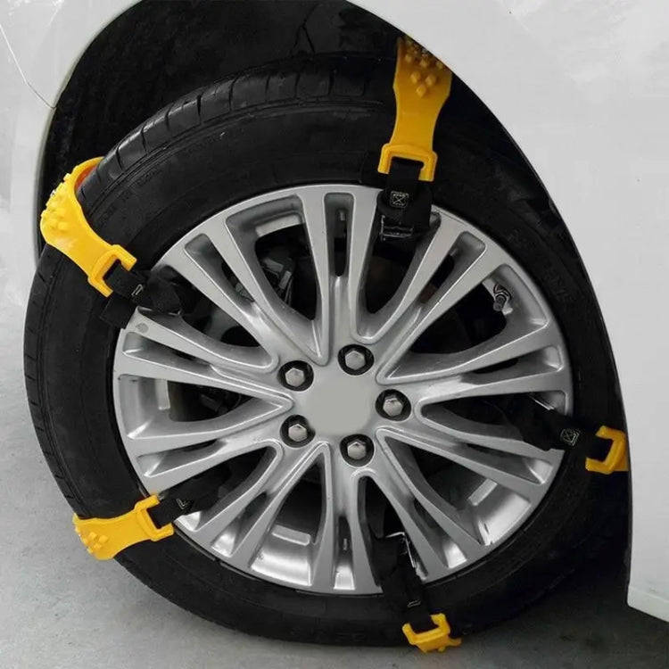 Car Snow Tendon Widened Thickened Tire Anti-skid Chain(10pcs/set)