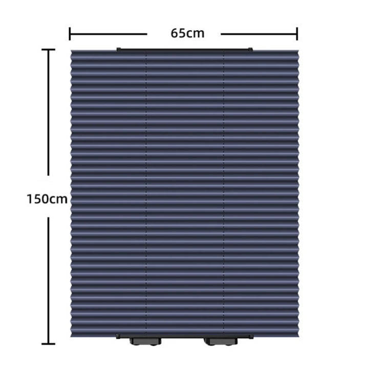 65 x 150cm Car Front Gear Auto Retractable Sunshade Household Pleated Window Covering