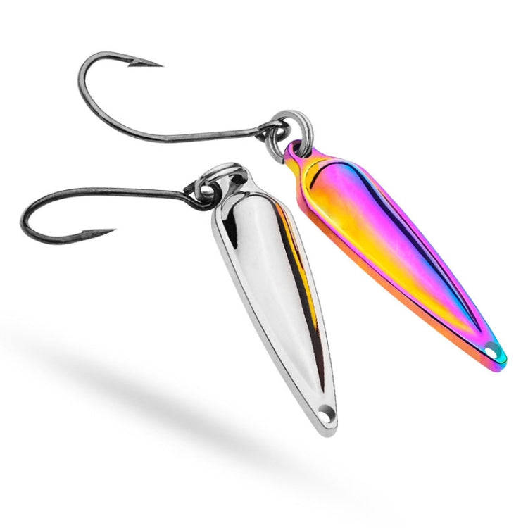 PROBEROS DW602 Long Casting Metal Sequins Lure Moth Sequins Warp Beak Fake Lure, Color: Color A(2...