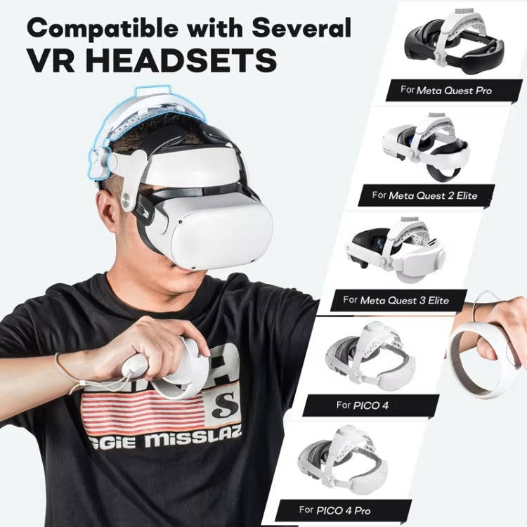 DEVASO VR Glasses Retractable Adjustable Headband Accessories For Quest 3S / Quest 3 / Quest 2 / ...