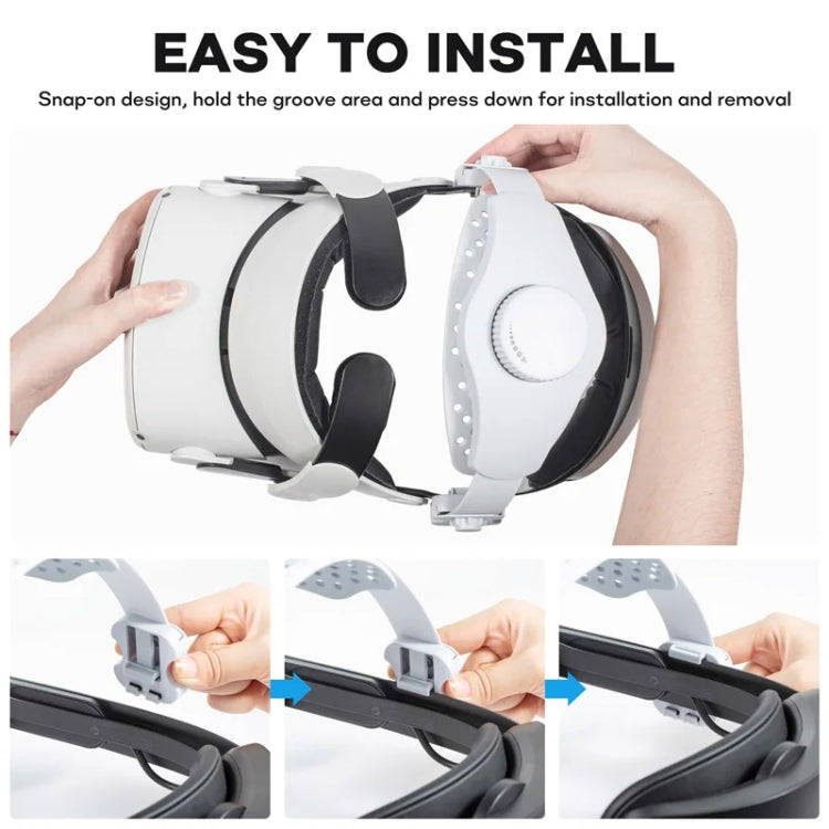 DEVASO VR Glasses Retractable Adjustable Headband Accessories For Quest 3S / Quest 3 / Quest 2 / ...