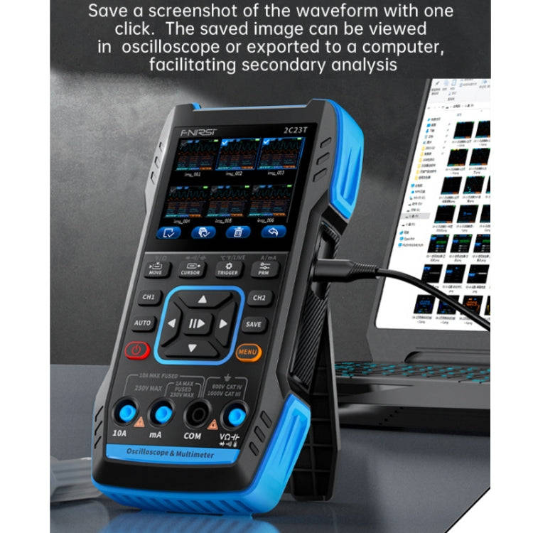 FNIRSI 3 In 1 Handheld Digital Oscilloscope Dual-Channel Multimeter, Specification: Standard