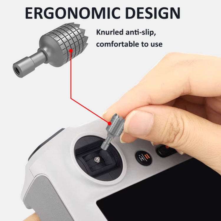 For DJI RC / RC 2 Remote Control LKTOP Joystick Thumb Rocker(Gray)