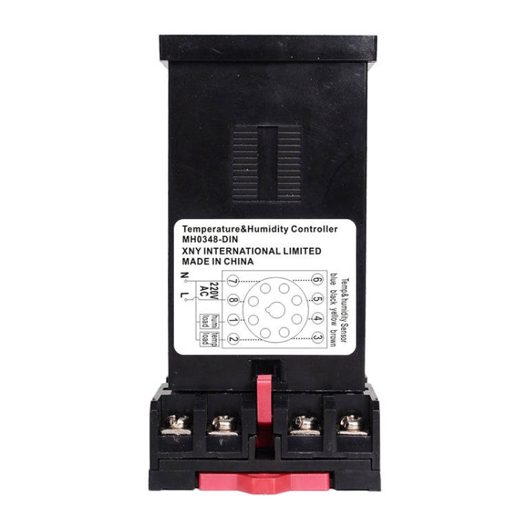 SINOTIMER MH0348-DIN Intelligent High-Precision Temperature Humidity Controller Guide Rail Instal...
