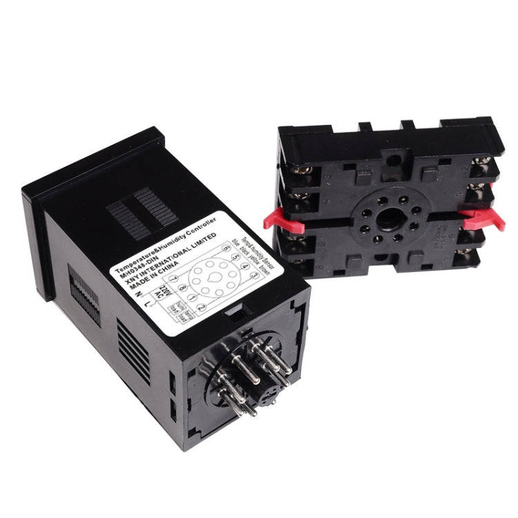 SINOTIMER MH0348-DIN Intelligent High-Precision Temperature Humidity Controller Guide Rail Instal...