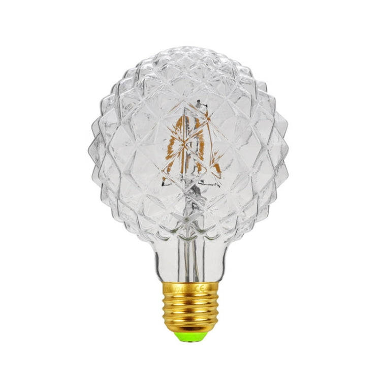 E27 Screw Port LED Vintage Light Shaped Decorative Illumination Bulb, Style: G95 Outer Pineapple ...