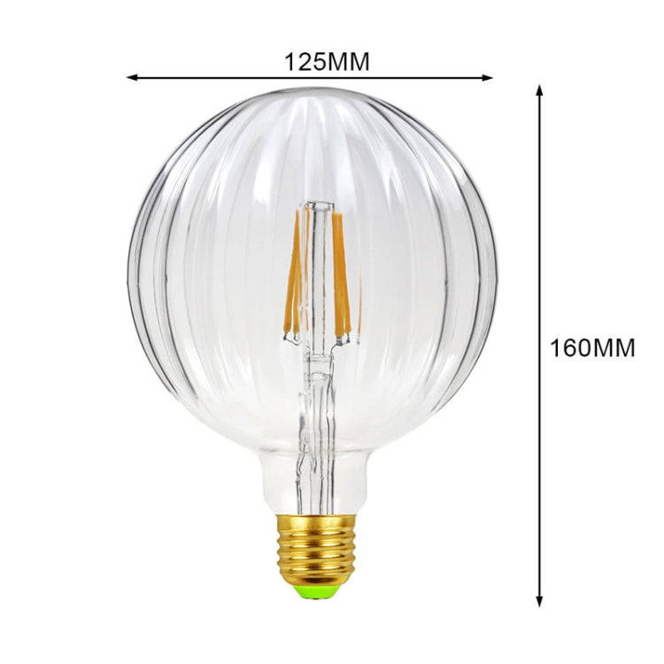 E27 Screw Port LED Vintage Light Shaped Decorative Illumination Bulb, Style: G125 Watermelon Tran...