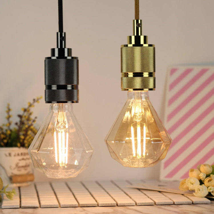 E27 Screw Port LED Vintage Light Shaped Decorative Illumination Bulb, Style: Diamond Gold(220V 4W...
