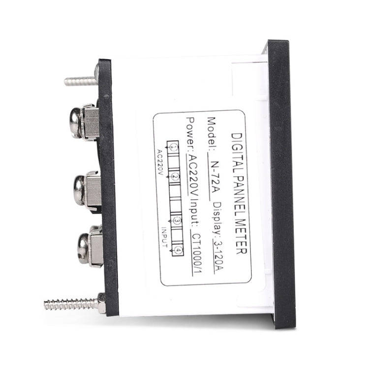 SINOTIMER N-72A AC Current Signal Indicator Square Turntable LED Digital Ammeter