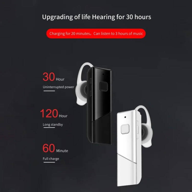 40 Languages Instant Real-Time Translation Smart Wireless BT5.0 Translation Earphone(White)
