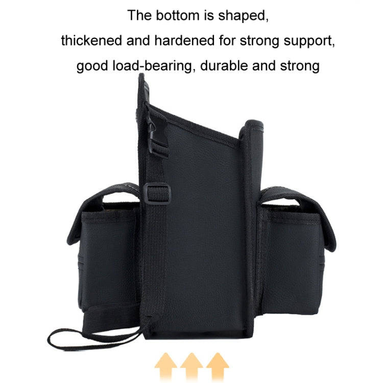 Car Seat Storage Mesh Pocket Hanging Storage Bag Tissue Box, Color: H9160 Black