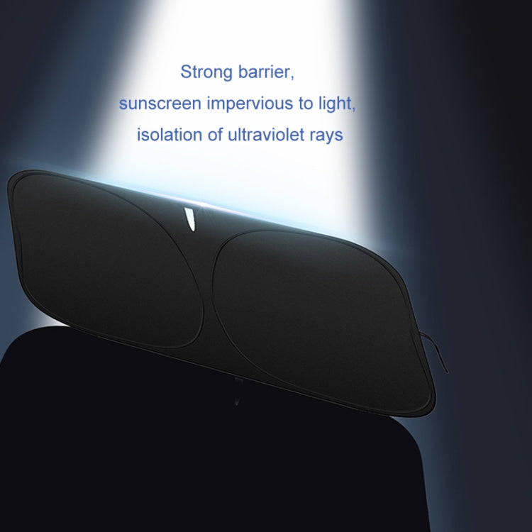 Car Front Windshield Heat Insulation Sun Protection Visor, Specification: Front Block 145x80cm