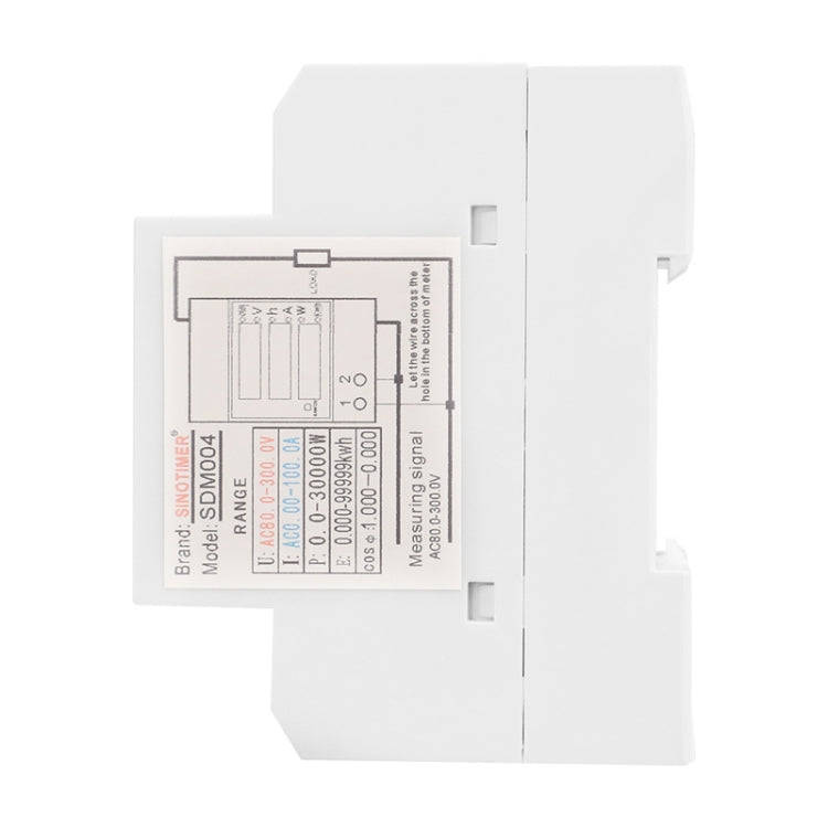 SINOTIMER SDM004 Din Rail AC Voltage Current Time Power Electricity Multi-Function Detection Meter