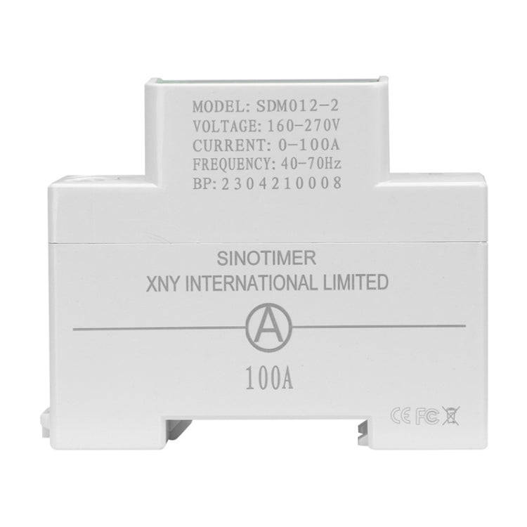 SINOTIMER DIN Rail AC Digital Display Current Voltage Power Electricity Multi-Function Tester, Mo...