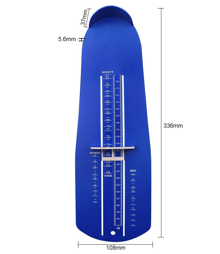 US Size Children Adults Home Use Universal Foot Measuring Instrument(Black)
