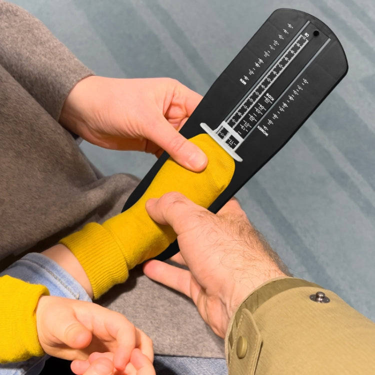 US Size Children Adults Home Use Universal Foot Measuring Instrument(Black)