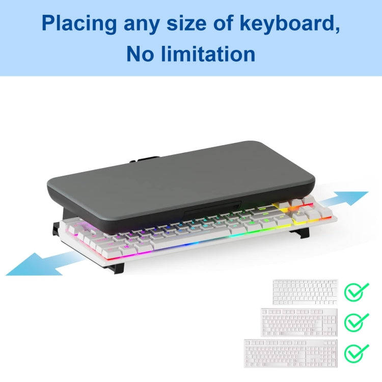Oimaster Monitor Stand Riser Adjustable Height Laptop Bracket With Storage Drawer, Spec: Basic
