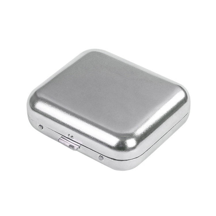 Mini Metal Ashtray Outdoor Portable Pocket Cigarette Holder, Style: Square