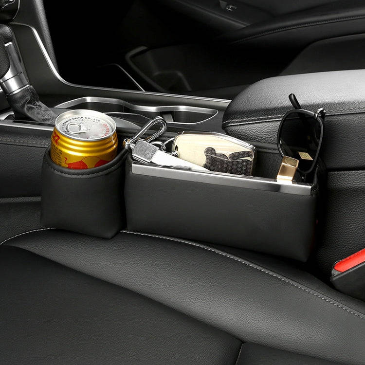 Automotive Seat Clamp Seam Organizer Car Decoration Storage Bag Water Cup Model, Style: Main Driv...