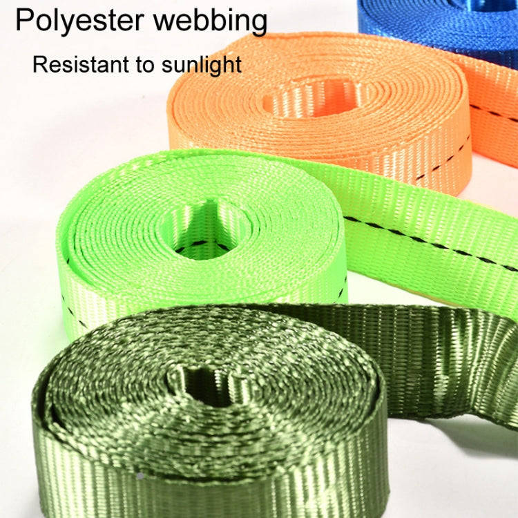 Motorcycle Ratchet Tensioner Cargo Bundling And Luggage Fixing Straps, Specification: Fluorescent...