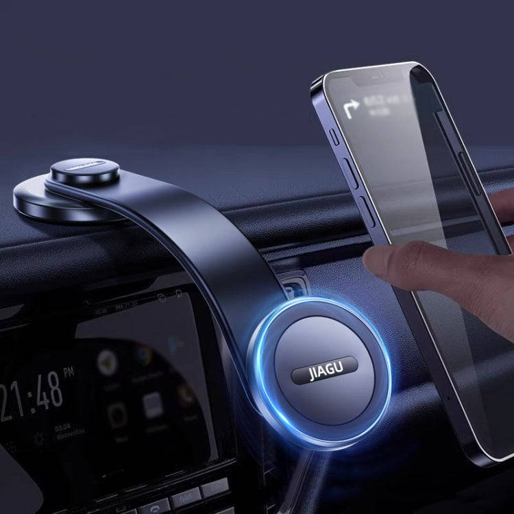 JIAGU Car Suction Cup Type Magsafe Mobile Phone Bracket Telescopic Instrument Panel Car Navigatio...